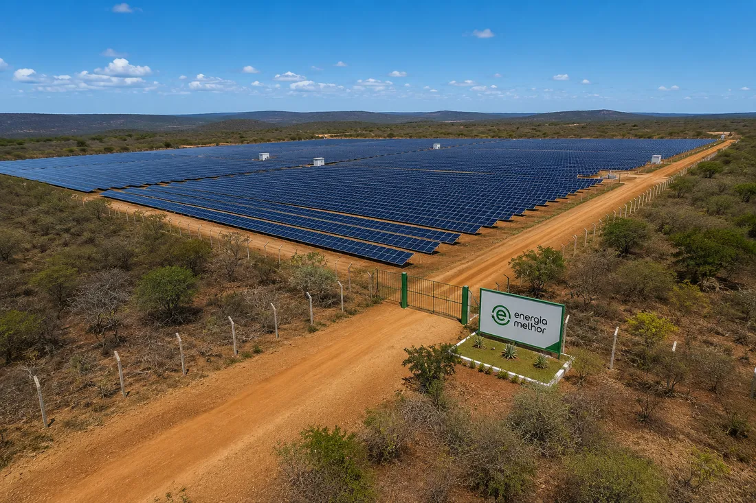 Usina solar regularizada de geração distribuída compartilhada