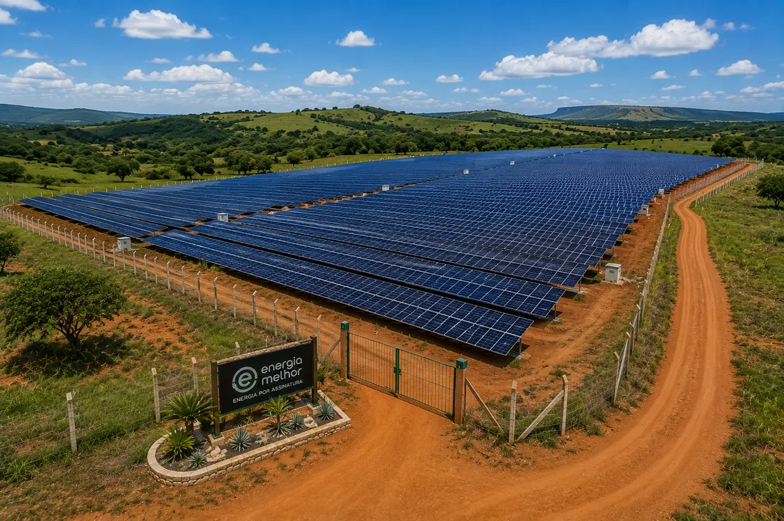 Usina solar de geração distribuída compartilhada
