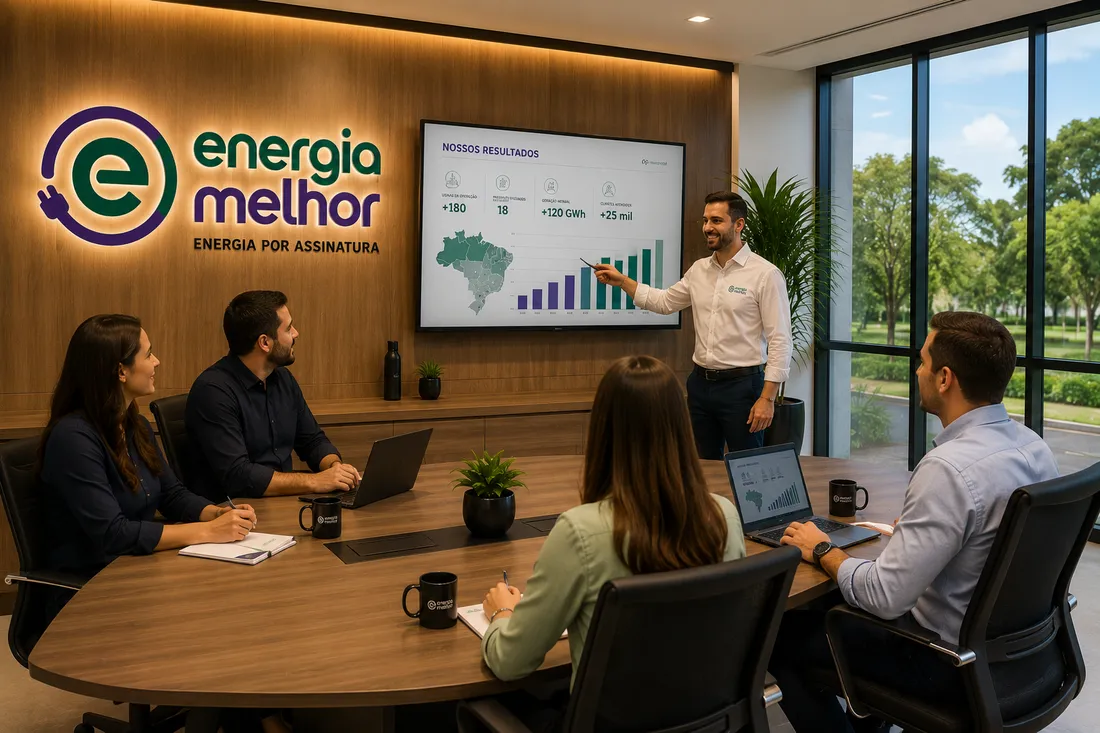 Equipe Energia Melhor em reunião